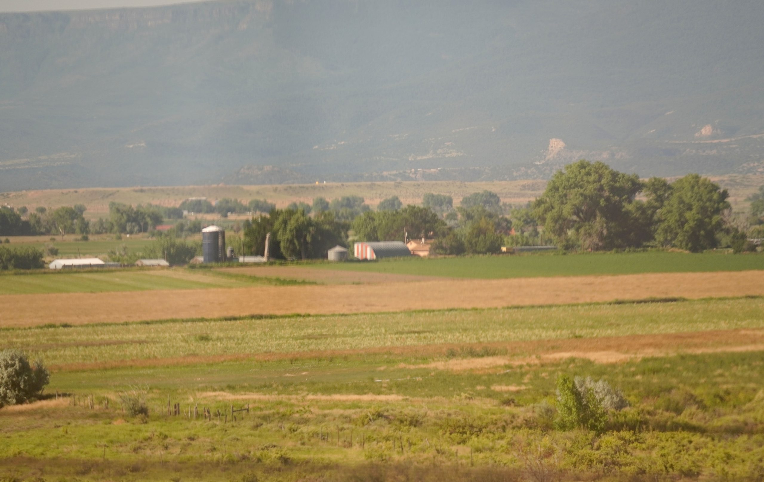 Western farmland.