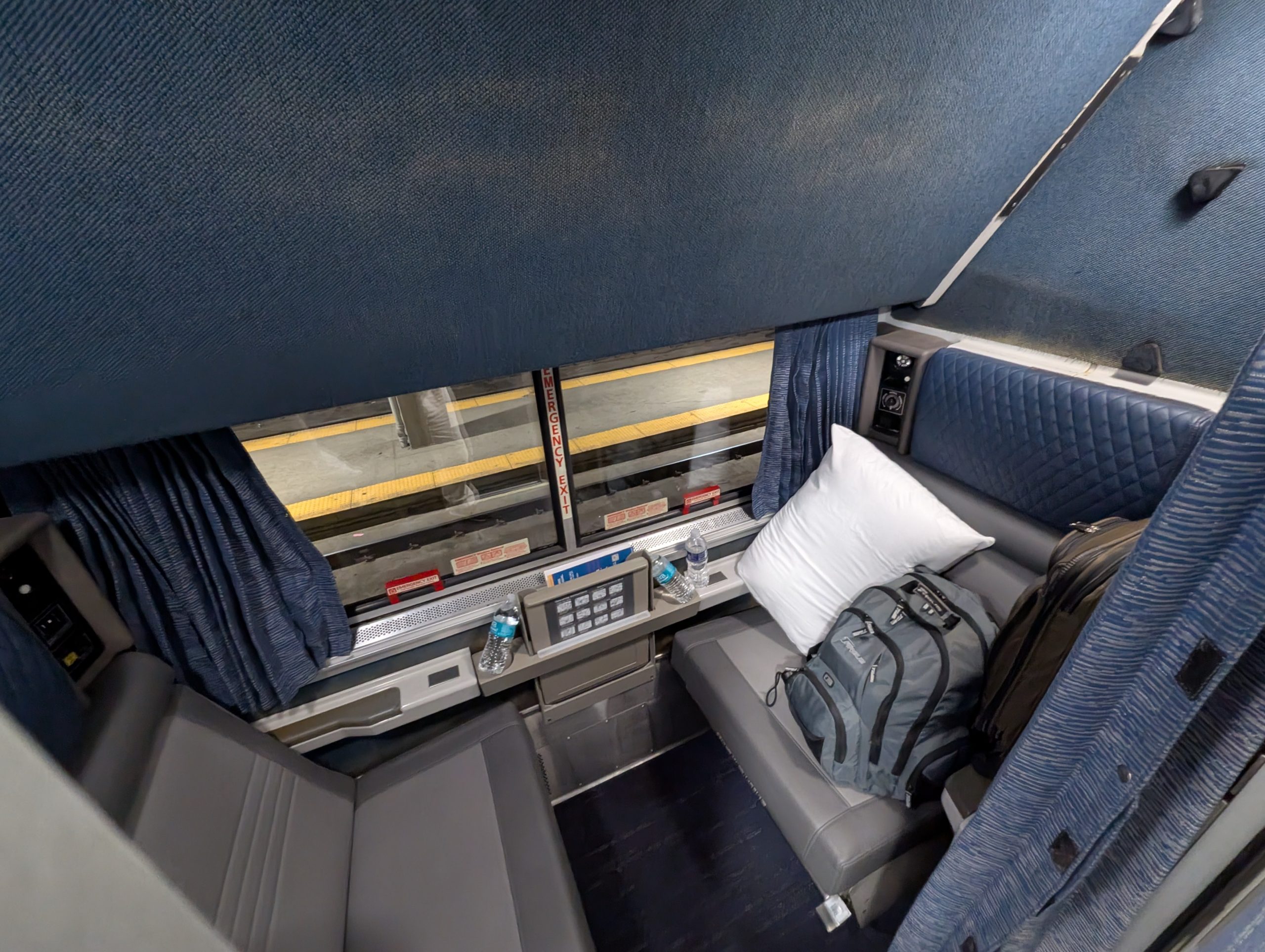 Roomette in the Southwest Chief.