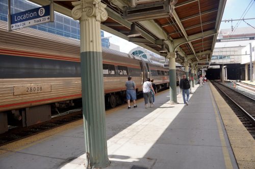 At Union Station, Washington, D.C.
