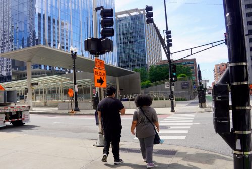 Chicago pedestrians
