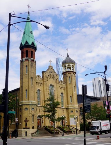 Old St. Patrick's Catholic Church, Desplaines St., Chicago, IL.