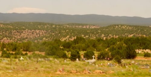 Desert cemetary.