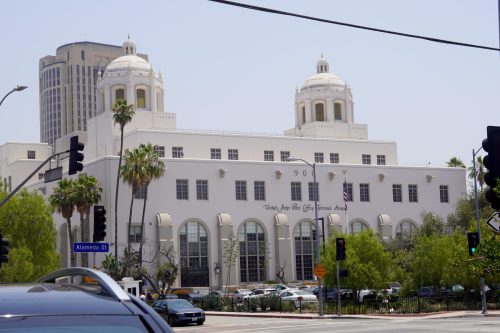 Post Office building near Union Station in Los Angeles.